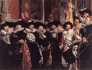 Hendrik Gerritsz. Pot Officers and sergeants of the St Hadrian Civic Guard on their retirement in 1630 Germany oil painting artist